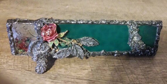 Beautiful Handmade Vintage Chamber Style Kaleidoscope with Roses