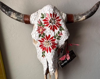 Mosaic Steer Skull - Prairie Song