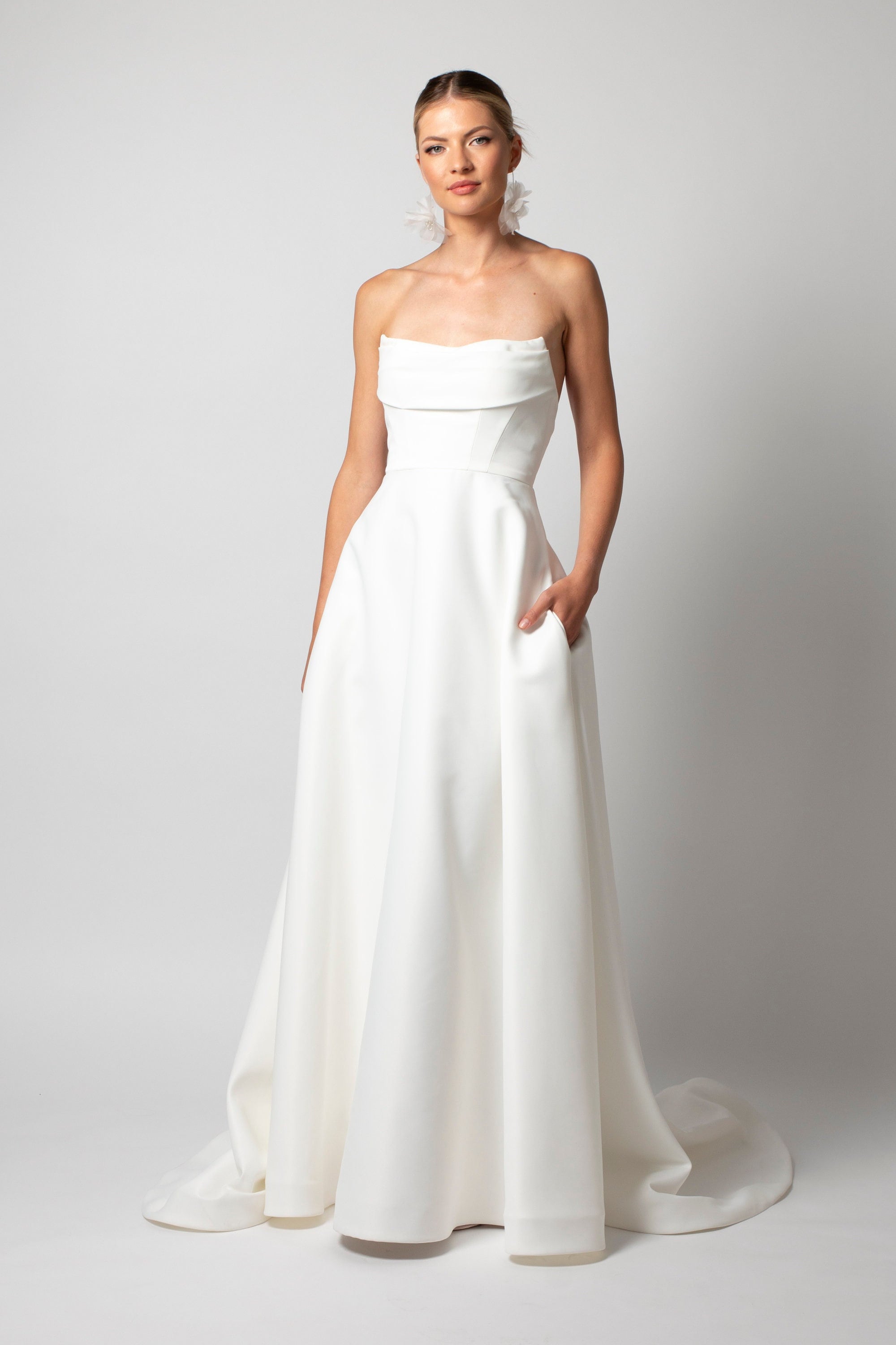 Windsor Gown - Strapless A-line wedding gown