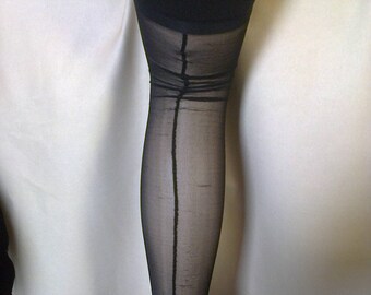 Seamed stockings, great for 1920's 1930's1940's, 1950's re enactment and costumes
