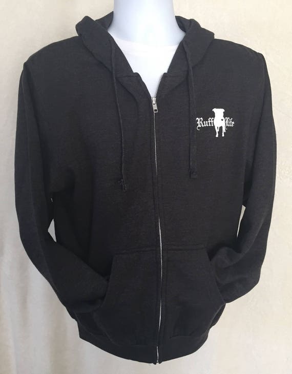 light gray zip up hoodie