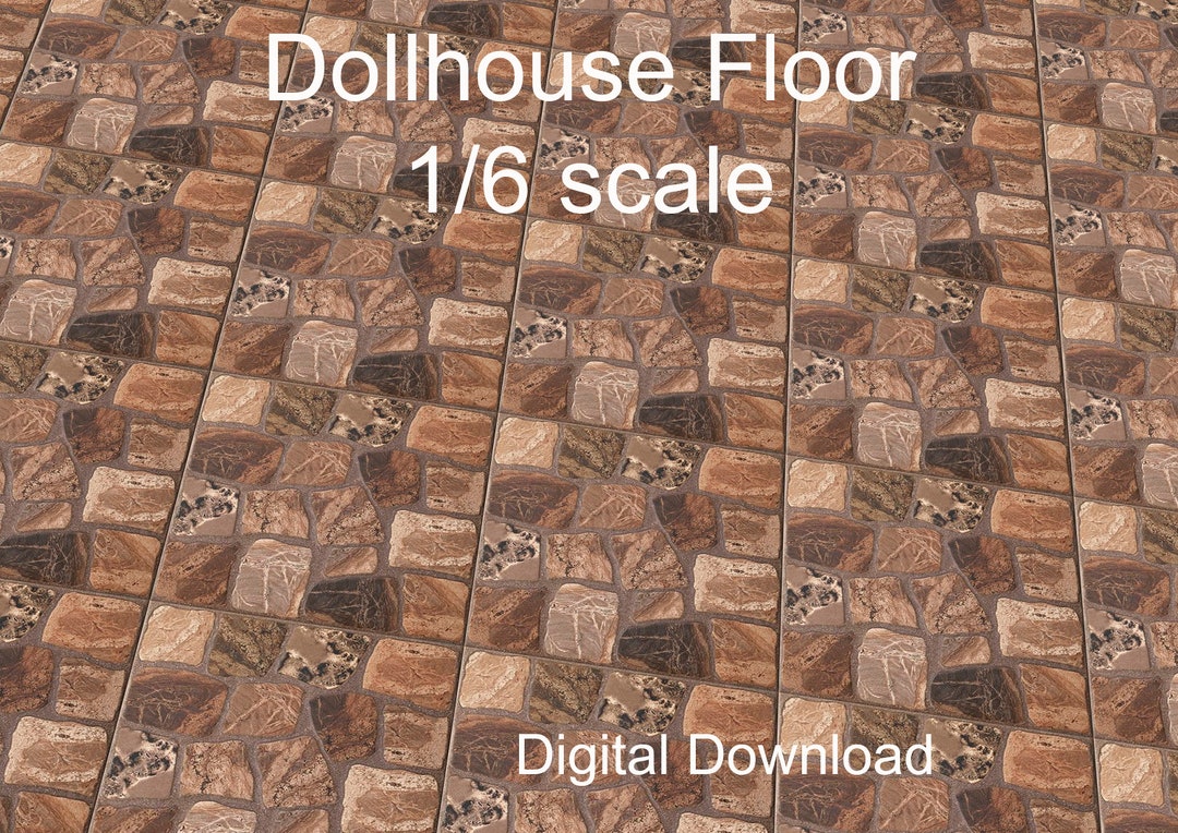 Dollhouse Flooring Pattern Printable Seamless Ceramic Tile - Etsy