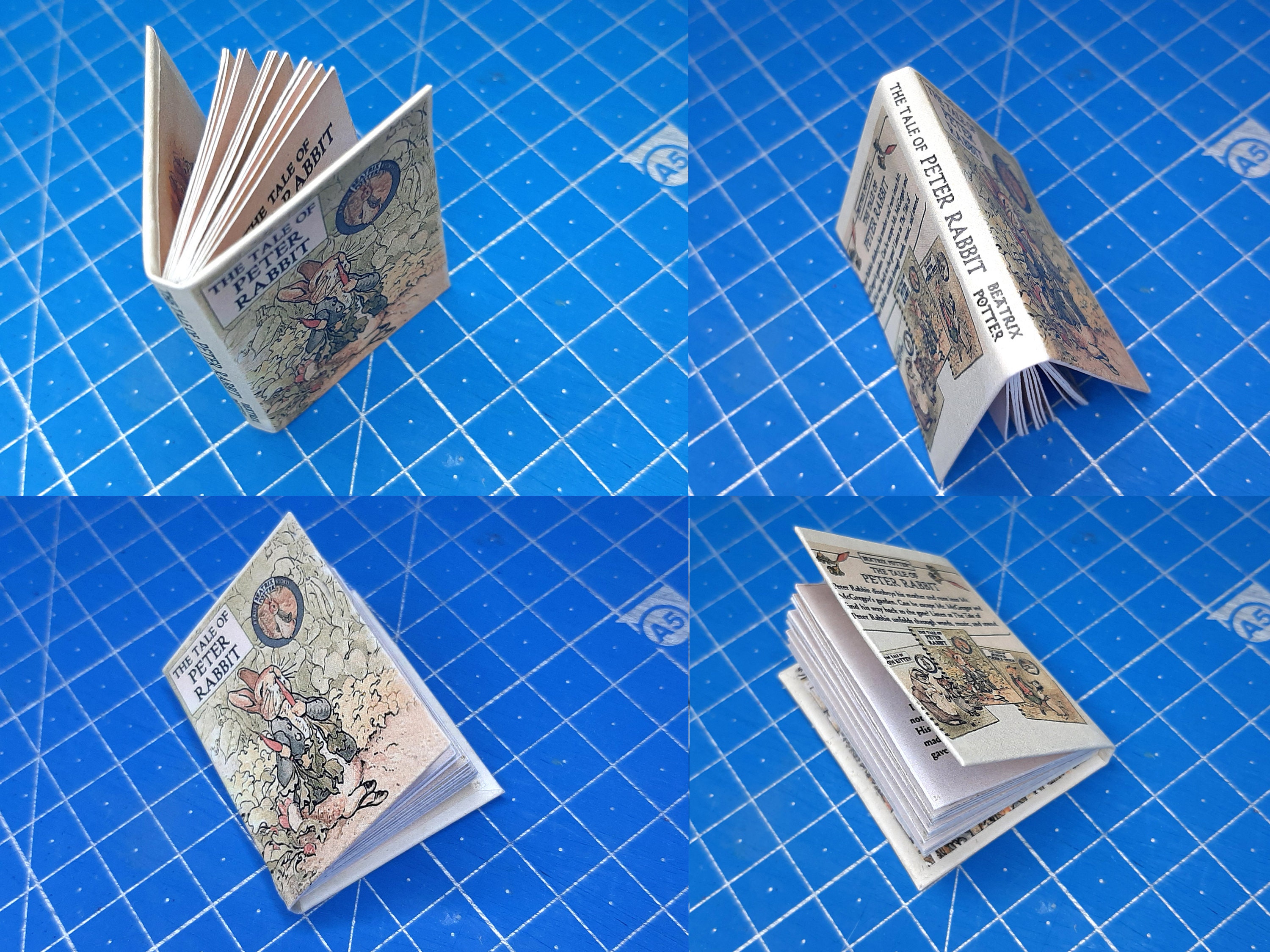 Tale of Peter Rabbit by Beatrix Potter, Doll Printable Miniature Book ...