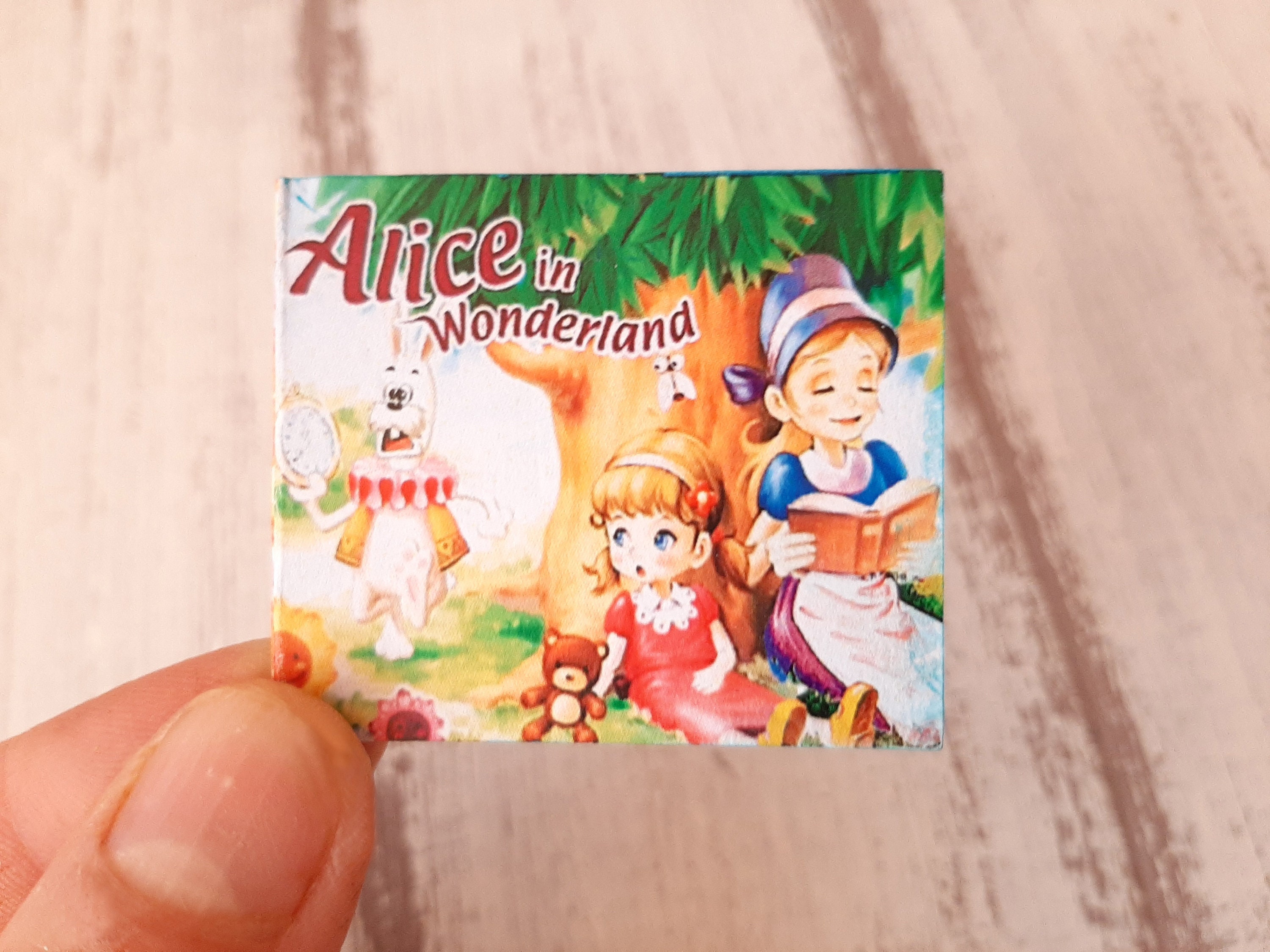 Miniature book with 12 pages readable book for dolls | Etsy