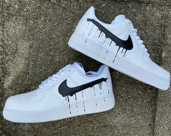 nike air force 1 black drip