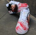 Custom Nike Air Force One CHUCKY handpainted Sneaker Horror Shoes product logo