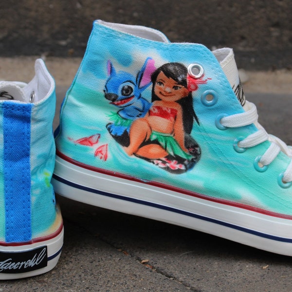 Airbrushed Shoes Etsy
