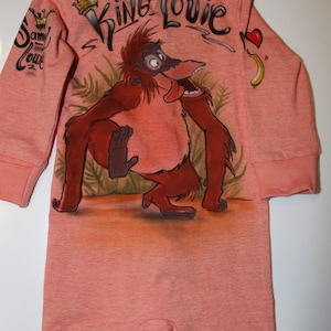 Designer Baby airbrush pajama onesie with individual image or design - pajama onesie in white