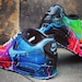 Nike Air Max 90 Blue Galaxy Style Painted Custom Shoes Sneaker Airbrush Kicks rare schuhe *UNIKAT* handpainted shoes dripping swoosh 