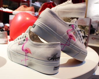 Custom Painted Airbrush Superga Classic "YOUR DESIGN" individuall Sneaker