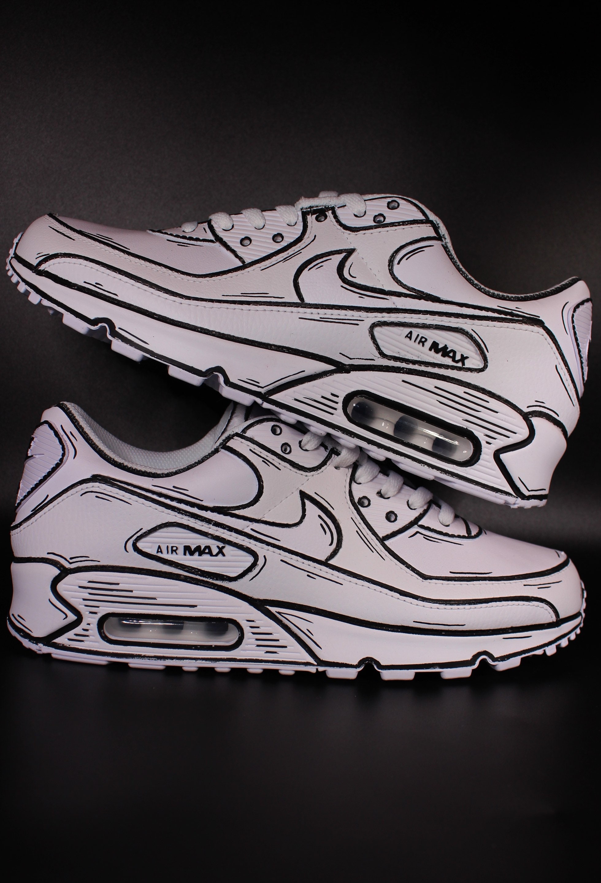 3 Tone Colourway (Create Your Own) - Custom Nike Air Max 90 Trainers –  MattB Customs