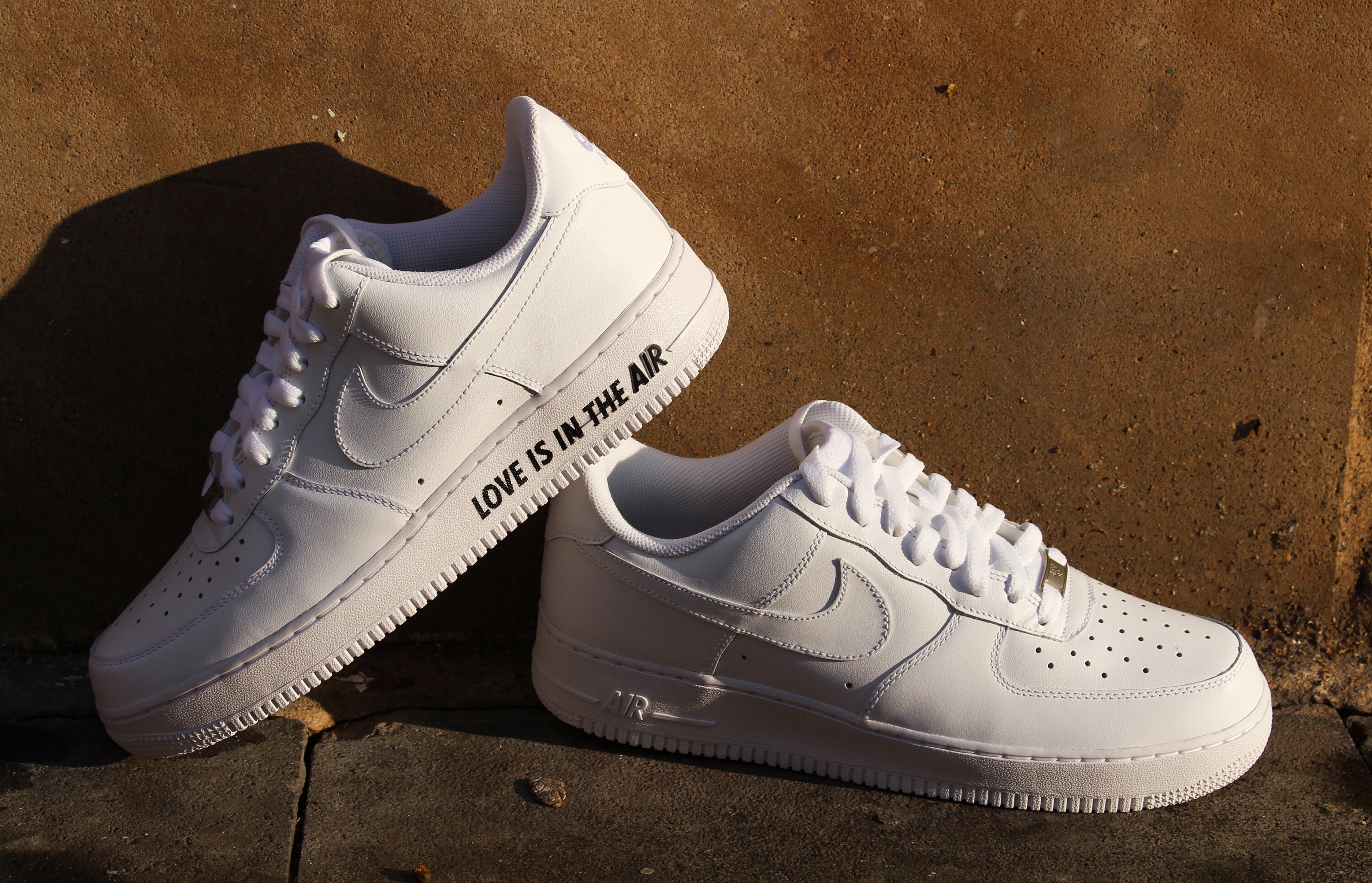 Custom Nike Air Force 1 Love is in the AIR unique - Etsy