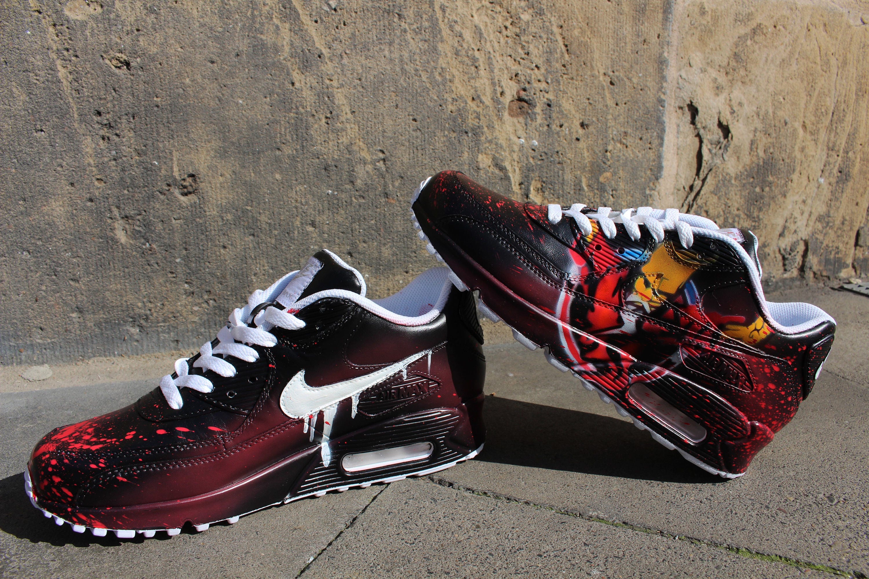 Talloos onaangenaam opbouwen Custom Painted Nike Air Max 90 your Individual - Etsy Canada