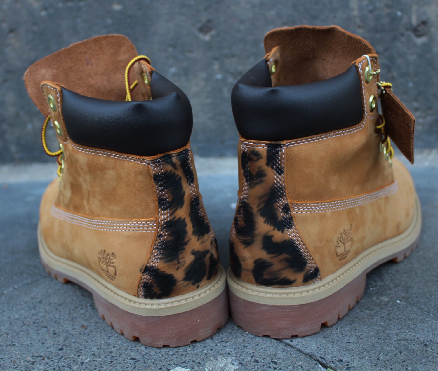 Custom Timberland Boots Leo Style “unique” - Etsy