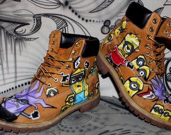 Airbrush Timberland Boots Design Custom Graffiti Style Fashion - Etsy Israel