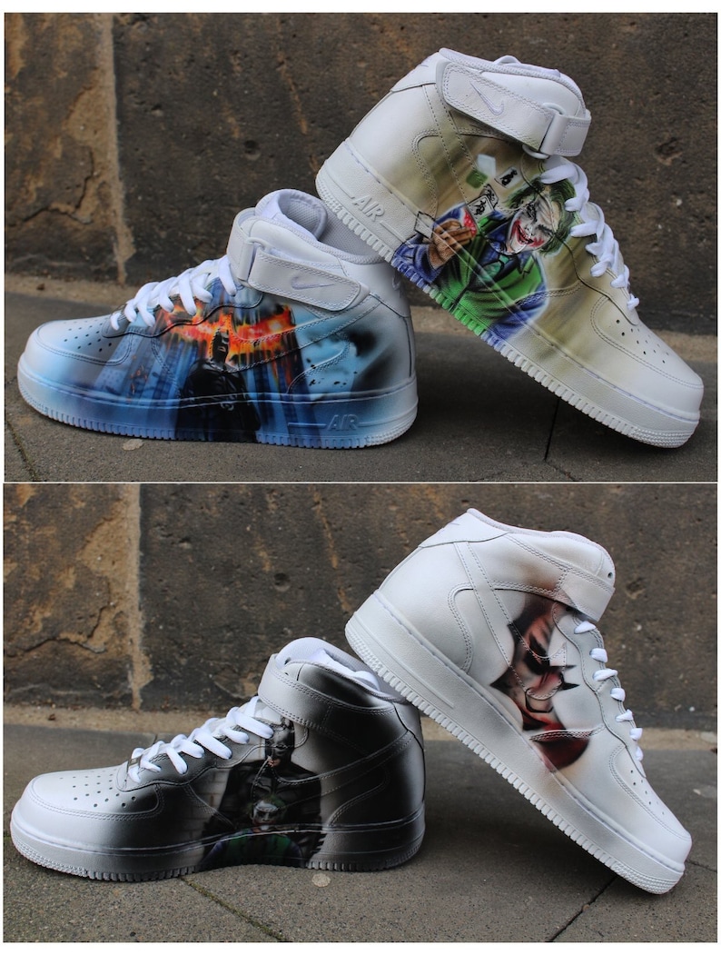 airbrushed nike air force 1