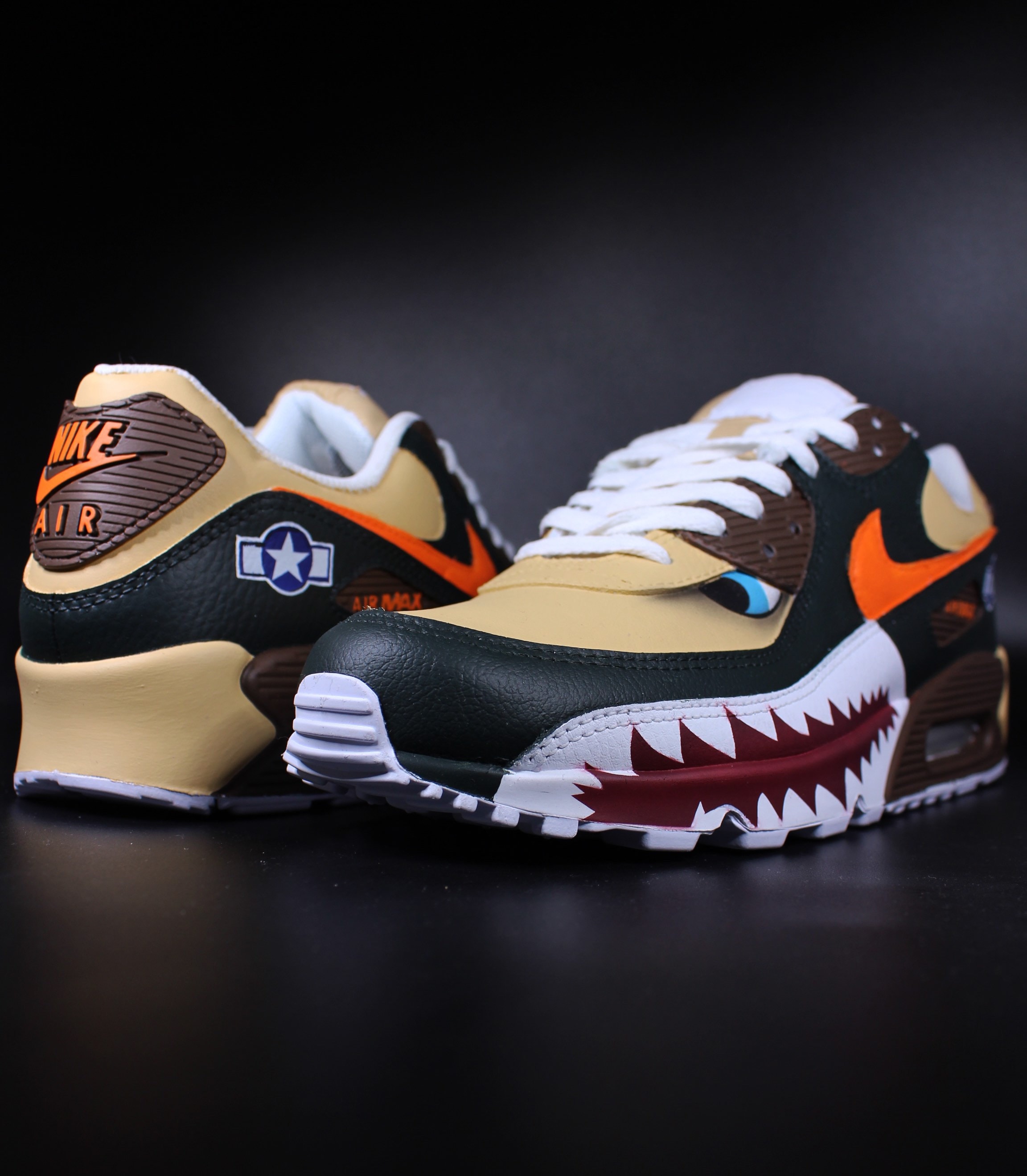 Air Max 90 Shark Bomber Custom 