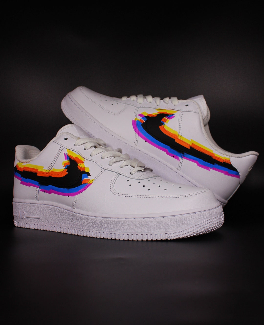 custom shadow air force 1
