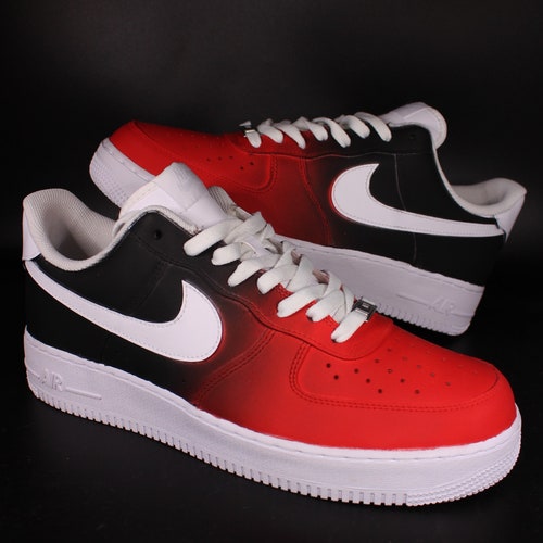 air force 1 fade black