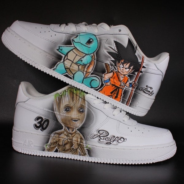 airbrushed nike shoes