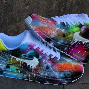 Custom Nike Air Max 90 "Universe Drip" Unique and handpainted sneaker