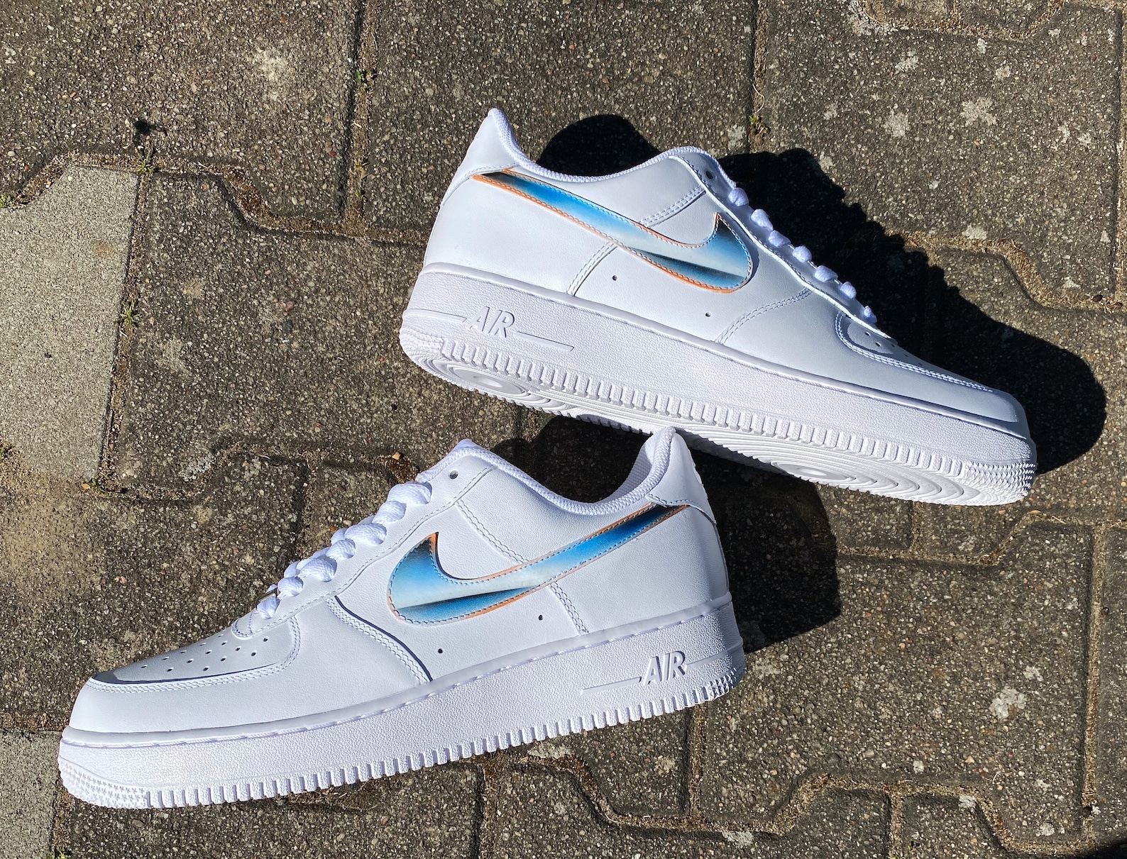 af1 chrome swoosh