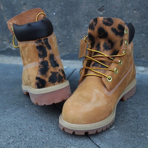 Custom Timberland Boots Leo Style Unique image 1