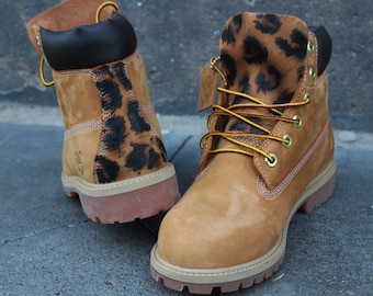 Custom Timberland Boots Leo Style “Unique”