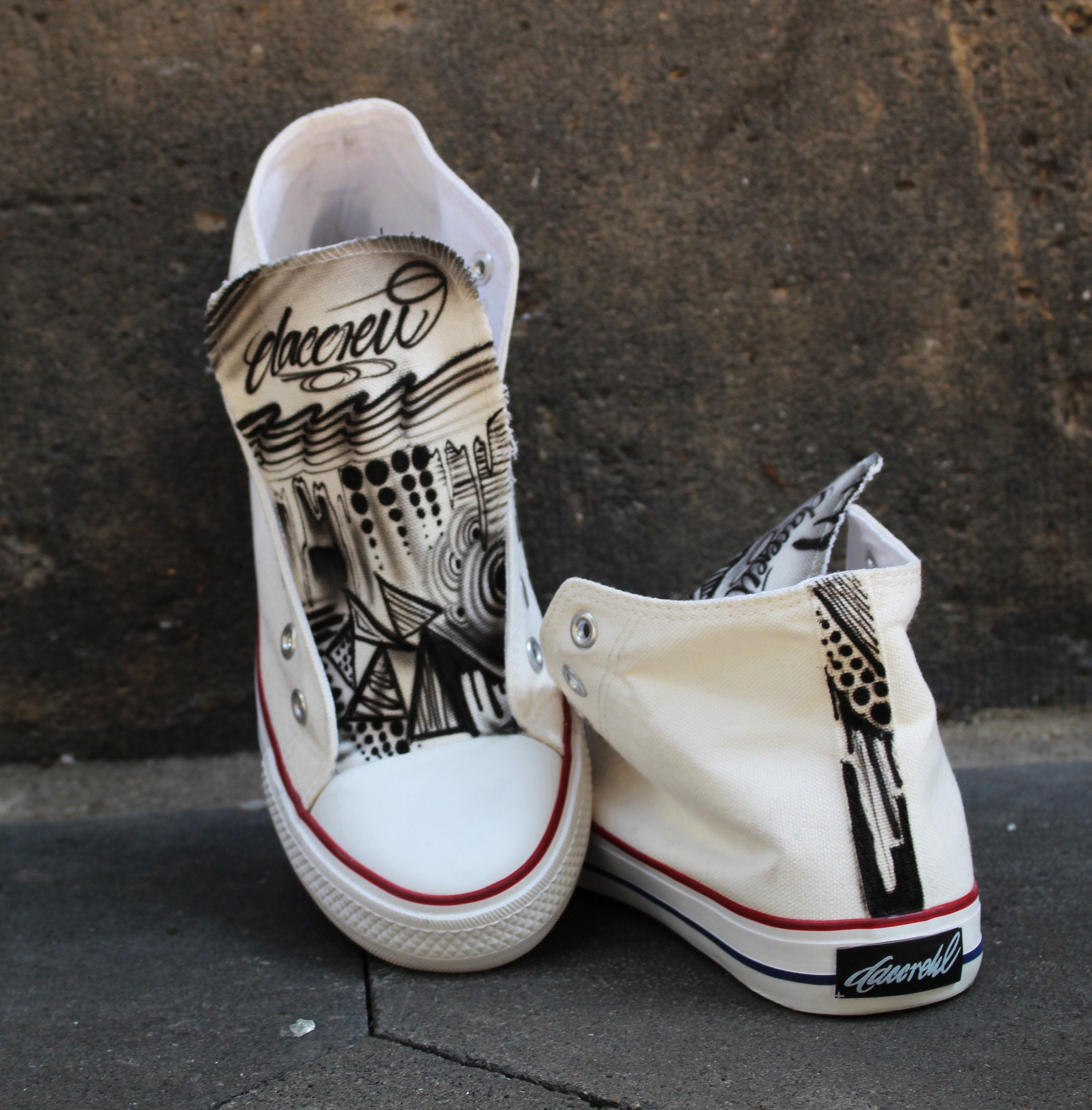 Black white shoes sale
