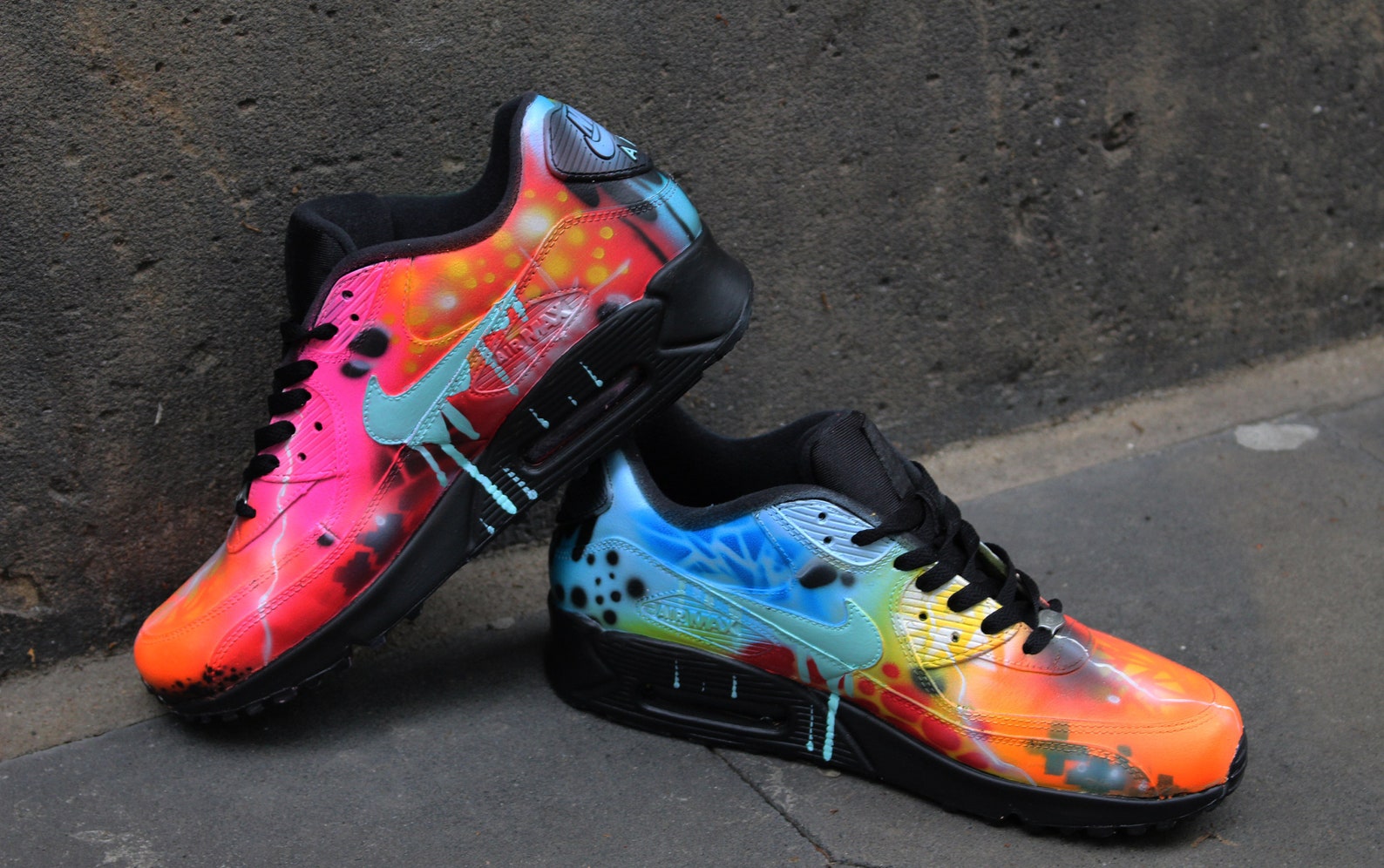 custom black air max 90