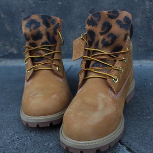 Custom Timberland Boots Leo Style Unique image 3