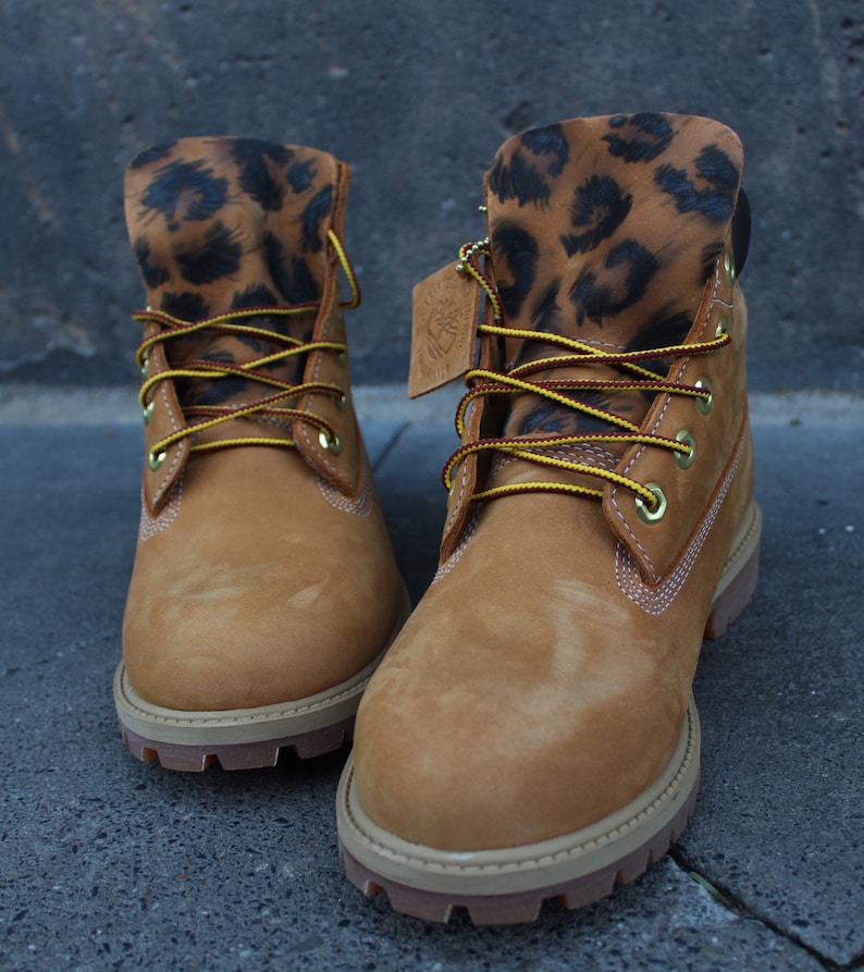 Custom Timberland Boots Leo Style Unique image 3