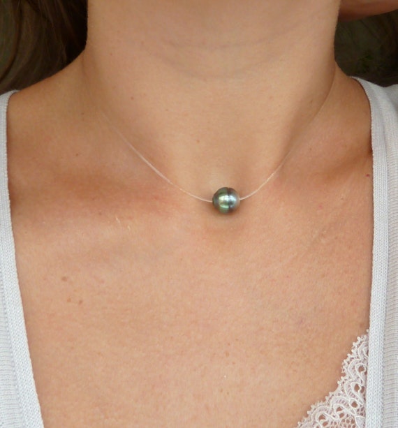 collier ras de cou avec perle de tahiti collier ras de cou avec perle de tahiti