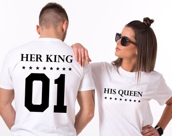 Couples shirts Couple shirts King and Queen King and Queen | Etsy