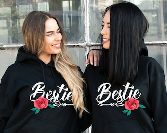 personalised best friend hoodies