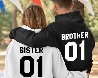 hoodies for brother and sister