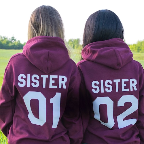 keeponprint Coolest Sister Ever Birthday Gift for sis Hoodie