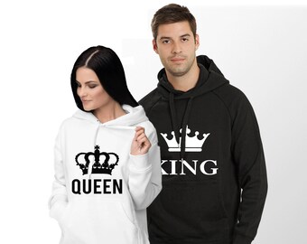 king and queen hoodies fyndiq