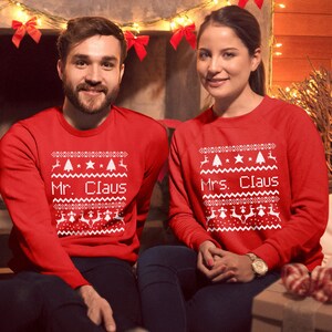 husband and wife christmas sweaters