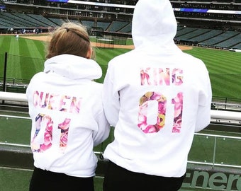 king and queen hoodies fyndiq