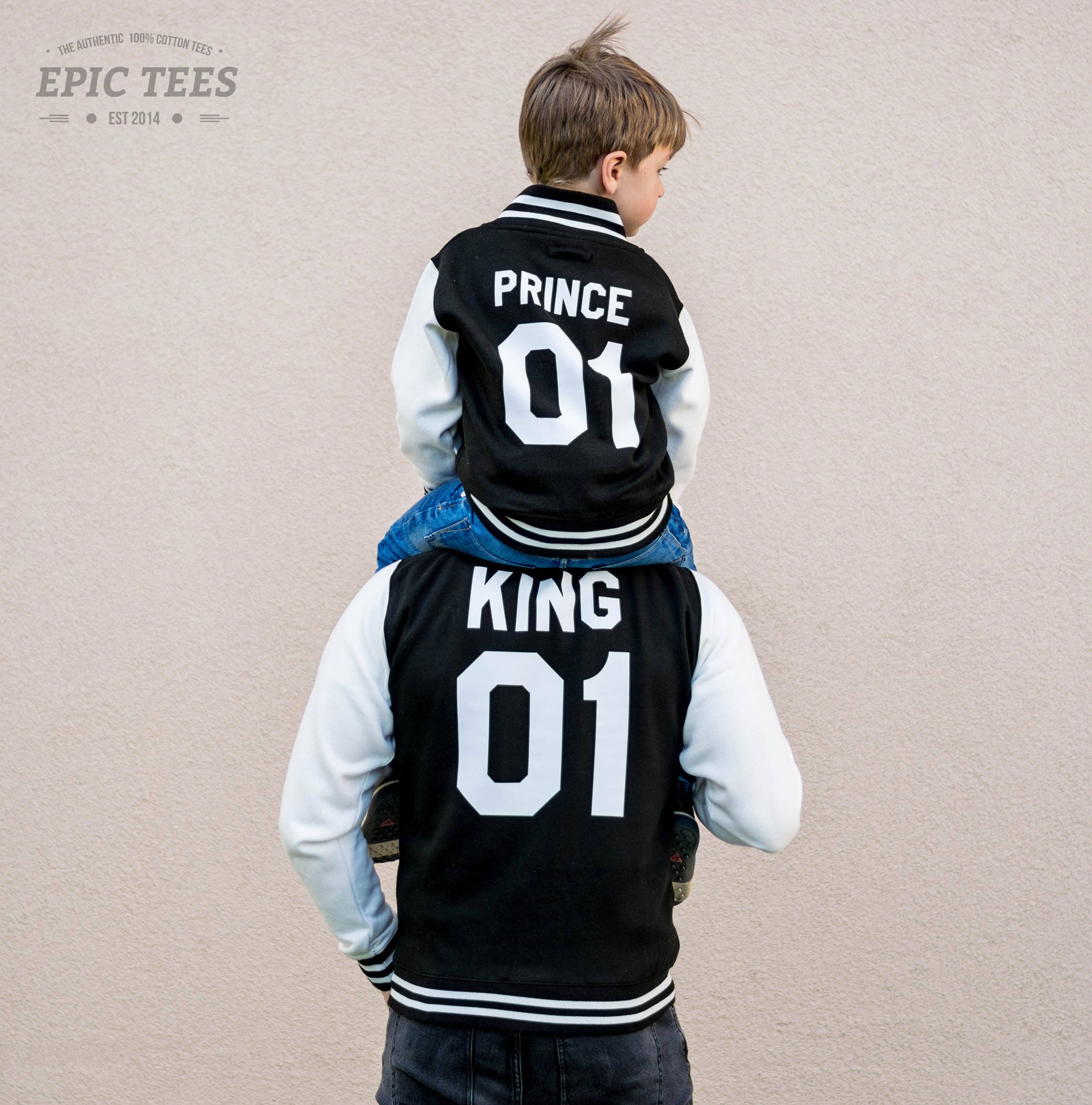 Chaquetas universitarias chaquetas king queen prince corona | Etsy México