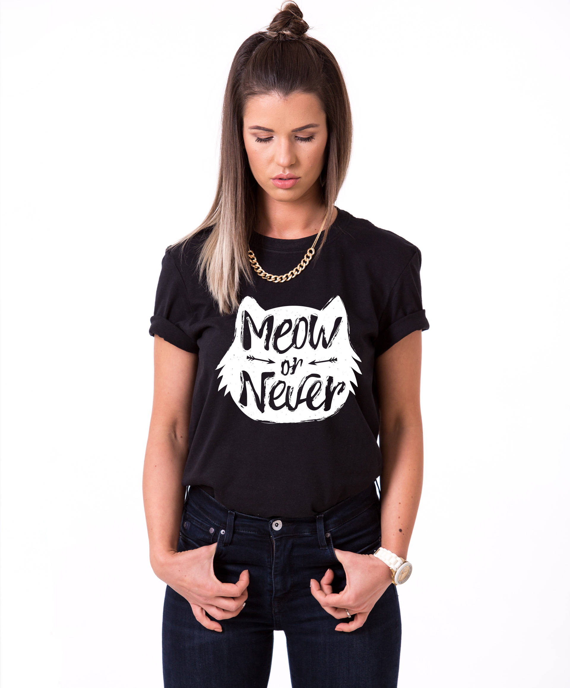Never Womens Shirt Cat Shirt - Etsy 