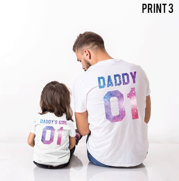 Father Daughter Shirts Daddy Daddy's 