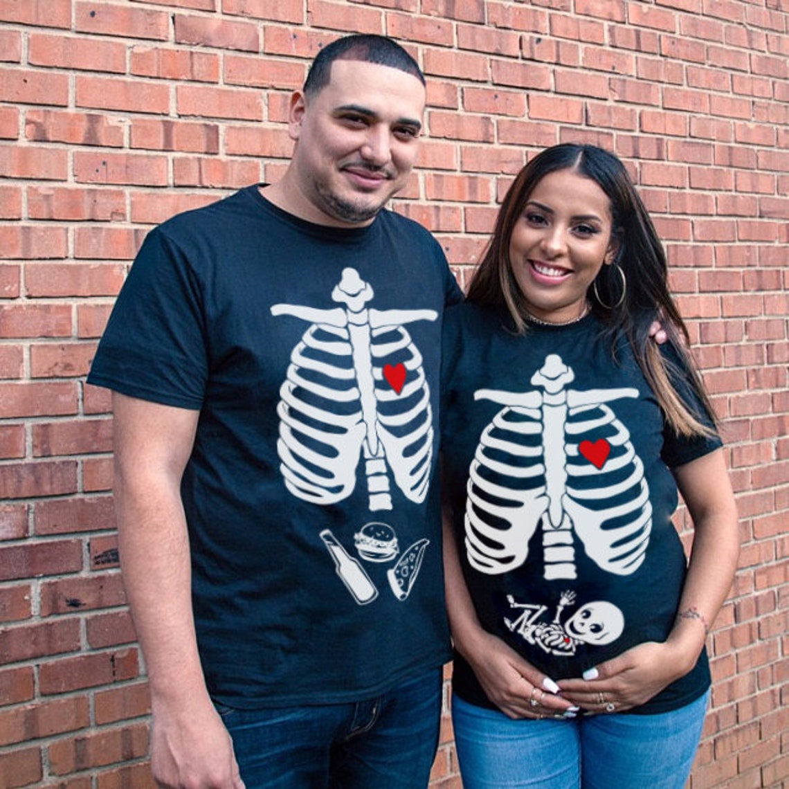 Halloween maternity shirt maternity shirt matching Halloween | Etsy