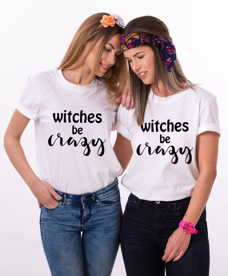 Best friend halloween shirts Best friend halloween Witches Etsy