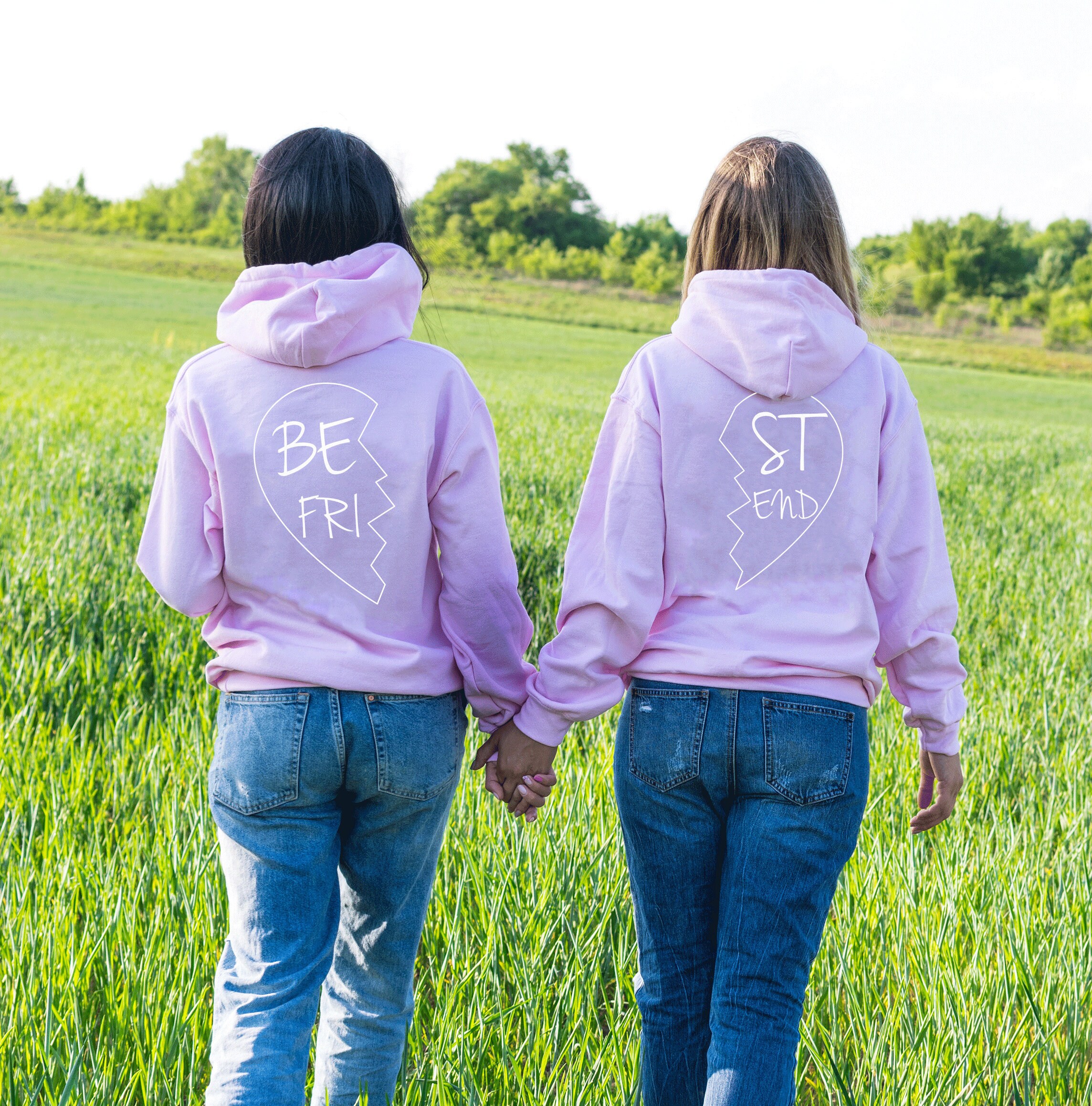 Best Friend Hoodie Best Friend Hoodies Matching Best Friend Etsy