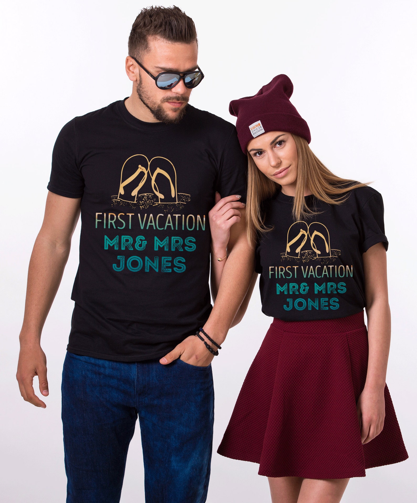 First Vacation Shirts for Couples Matching Couples Shirts Etsy