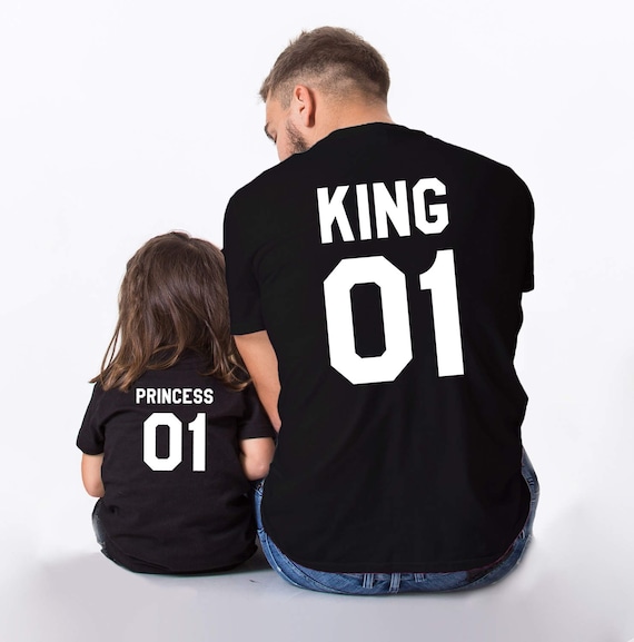 Daddy Baby Matching Shirts King 