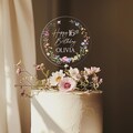 Wildflower Birthday Cake Topper, Acrylic Cake Toppers for Birthday, Sweet 16 Birthday Cake Topper for Girl, Happy Birthday Acrylic Decor product logo