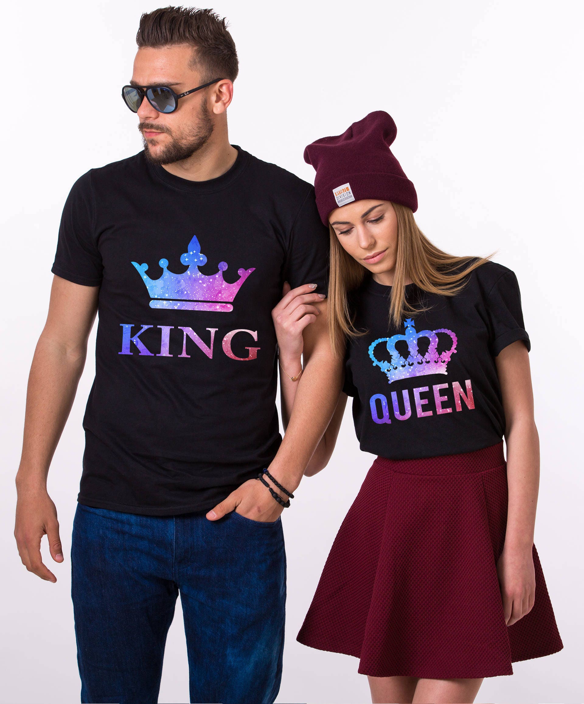 His and Hers King Queen Shirts His and 